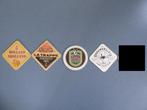 4 verschillende bier viltjes diverse merken 2, Ophalen of Verzenden, Gebruikt, Viltje(s), Overige merken