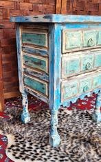 Shabby/Spaans/Houtsnijwerk/Ladekastje/Kastje, Ophalen of Verzenden