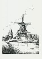 Penninga's molen Joure ca. 1980 groot formaat, Ophalen of Verzenden, 1980 tot heden, Ongelopen, Friesland
