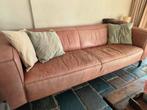Leren bank - Stijlvolle zitplaats, Ophalen of Verzenden, Gebruikt, 75 tot 100 cm