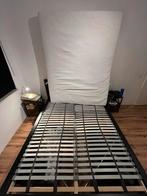 Ikea MALM Bed 140x200 + Matras, Huis en Inrichting, Slaapkamer | Bedden, Ophalen, Gebruikt, Zwart, Tweepersoons