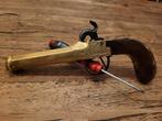 Antiek Messing Pistool - Decoratief, Antiek en Kunst, Verzenden