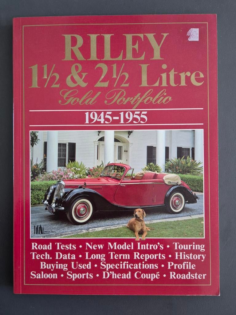 Riley 1,5 & 2,5 Litre Gold Portfolio 1945-1955 / Brooklands, Ophalen of Verzenden, Zo goed als nieuw, Overige merken