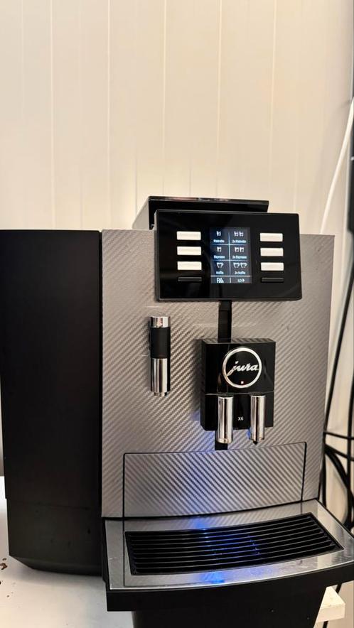 Jura X6 met 2 jaar garantie en revisie, Witgoed en Apparatuur, Koffiezetapparaten, Zo goed als nieuw, Koffiemachine, 10 kopjes of meer