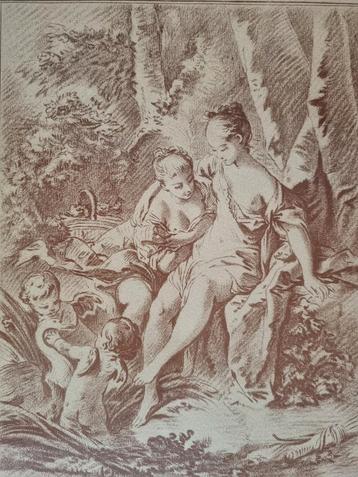 Gravure van Gilles Demarteau "Het bad van Venus " beschikbaar voor biedingen