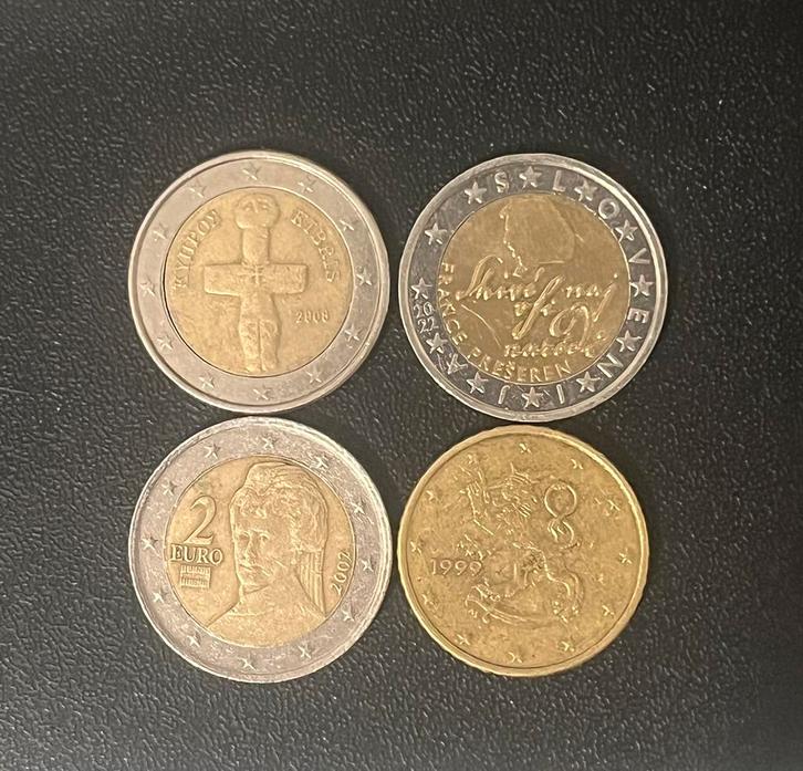 Zeldzame munten, Postzegels en Munten, Munten | Europa | Euromunten, 2 euro, Frankrijk, Ophalen of Verzenden