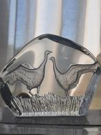 Mats jonasson kristal 2 vogels ganzen watervogel, Ophalen of Verzenden