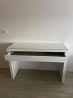 IKEA malm toilettafel/bureau, Ophalen, 100 tot 150 cm, Zo goed als nieuw, Minder dan 100 cm