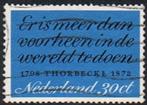 Nederland 1 zegel van Thorbecke gestempeld uit 1972, Ophalen of Verzenden, Na 1940, Gestempeld