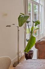 Set van 2 messing vloerlampen, Huis en Inrichting, Lampen | Vloerlampen, Ophalen, Zo goed als nieuw, 150 tot 200 cm