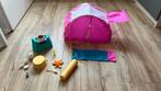 Vintage Barbie kampeerset met tent, Kinderen en Baby's, Ophalen of Verzenden, Gebruikt, Meisje