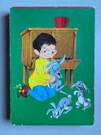 Vintage houten kinderpuzzel compleet jaren 60, Kinderen en Baby's, Speelgoed | Houten speelgoed, Overige typen, Gebruikt, Ophalen of Verzenden