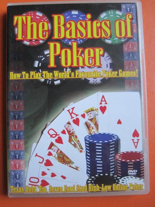 The Basics of Poker, Cd's en Dvd's, Dvd's | Sport en Fitness, Zo goed als nieuw, Documentaire, Overige typen, Alle leeftijden