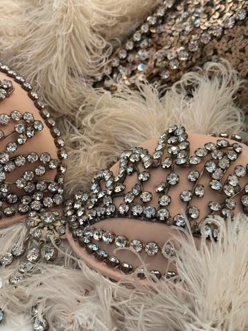Antieke Franse showgirl bh strass origineel Moulin Rouge beschikbaar voor biedingen