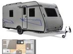 Caravan Caravelair Sport Line 455 Anniversary, Caravans en Kamperen, Caravans, Rondzit, Frans bed, Particulier, 6 tot 7 meter