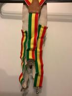 Carnaval Maastricht bretels rood geel groen, Ophalen of Verzenden, Gedragen, Overige kleuren, Met patroon