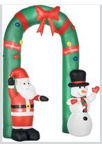 HOMCOM Opblaasbare kerstdecoratie, Kinderen en Baby's, Speelgoed | Buiten | Opblaasfiguren, Ophalen, Nieuw