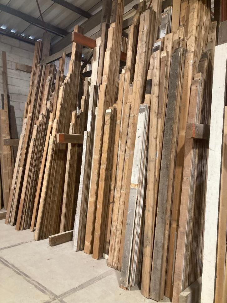 vloerdelen, Doe-het-zelf en Verbouw, Vloerdelen en Plavuizen, Gebruikt, Vloerdelen of -planken, Hout, 150 cm of meer, 10 tot 30 cm