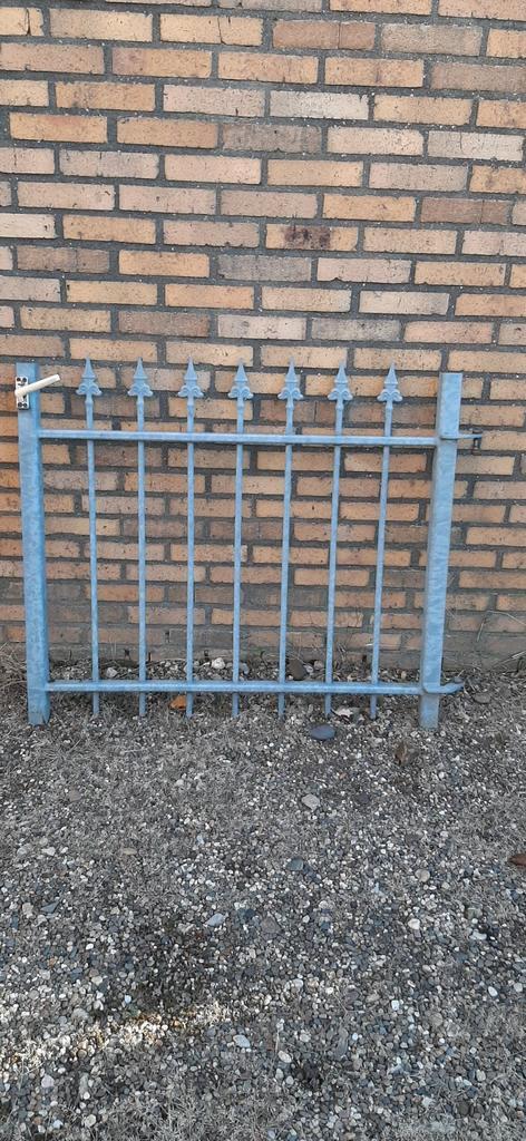 Gegalvaniseerd hekwerk, Tuin en Terras, Tuinhekken en Hekwerk, Zo goed als nieuw, Sierhekwerk, IJzer, Ophalen