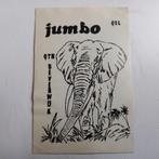 Leuke oude QSL KAART/STICKER.   Jumbo.  Beverwijk., Verzamelen, Ophalen of Verzenden, Zo goed als nieuw