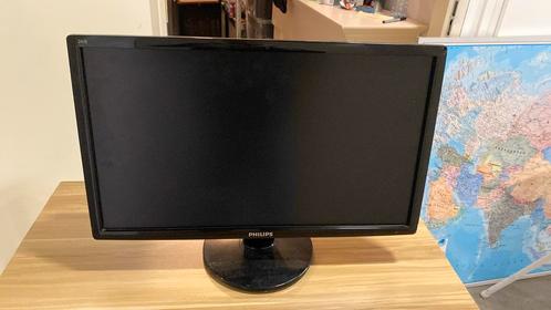 Monitor 24” Philips 241E1SB/00 - Werkt naar behoren + kabels, Computers en Software, Monitoren, Gebruikt, 60 Hz of minder, DVI