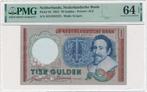 Nederland 10 gulden 1953 Hugo de Groot PMG64 EPQ