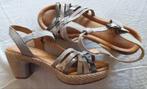 Zgan: Gabor Sandalen met hakje Maat uk5,5 (38/39), Gabor, Grijs, Gedragen, Sandalen of Muiltjes