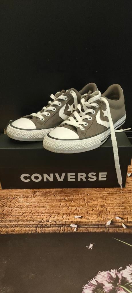 Converse All Star Grijs Maat 35 - Zo Goed Als Nieuw!, Kleding | Dames, Schoenen, Ophalen of Verzenden, Converse All Stars, Grijs