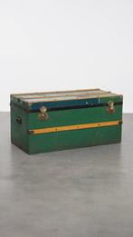 Antieke reiskist/ salontafel uit begin 1900 met handvaten, Ophalen