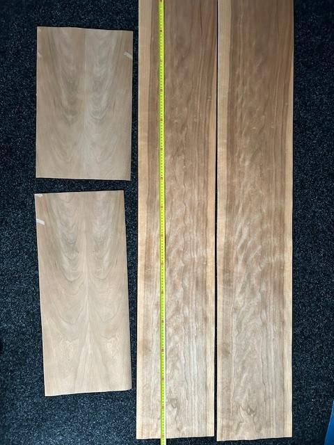 Stroken fineer kersen, Doe-het-zelf en Verbouw, Platen en Panelen, Nieuw, Overige materialen, Minder dan 20 mm, Ophalen