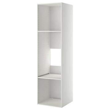 Nieuw in doos Ikea Metod kast koelkast/oven, wit, 60x60x220 - afbeelding 1