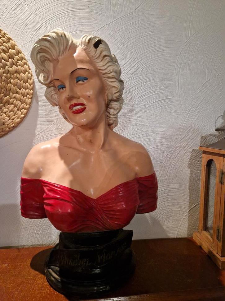 Marilyn Monroe Borstbeeld - Licht Beschadigd, Antiek en Kunst, Kunst | Beelden en Houtsnijwerken, Ophalen of Verzenden