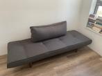 Design slaapbank innovation living, Ophalen, Gebruikt, Bruin, 200 cm