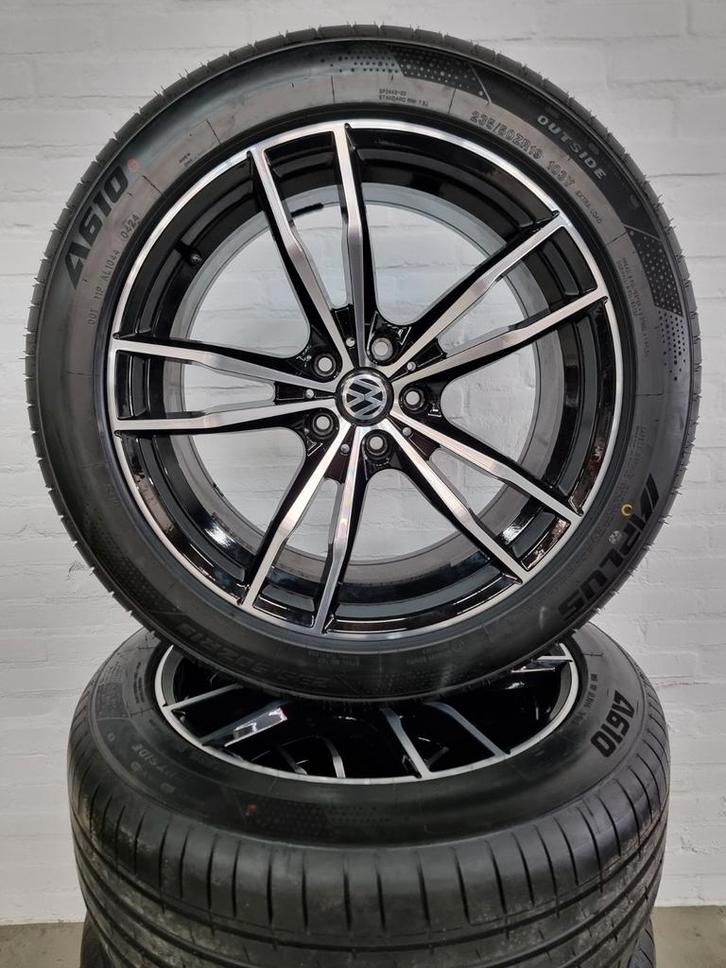ZGAN 19" VW Tiguan R-line velgen, 7,5 mm zomerbanden, Auto-onderdelen, Banden en Velgen, Banden en Velgen, Zomerbanden, 19 inch