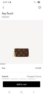 Louis vuitton key pouch orgineel., Ophalen of Verzenden, Nieuw, Overige kleuren