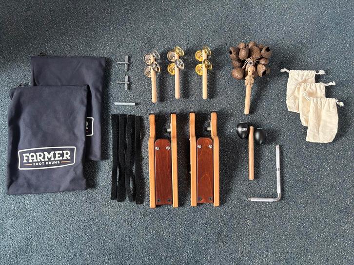 Farmer DownBeat Pedal set, Muziek en Instrumenten, Percussie, Zo goed als nieuw, Ophalen of Verzenden