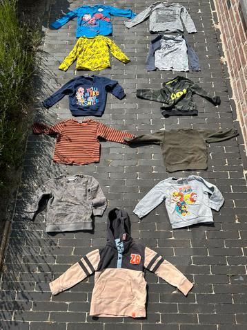 Kledingpakket jongen truien longsleeves 110 II beschikbaar voor biedingen