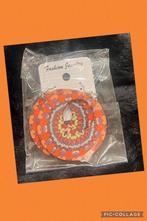 Oranje Mandala Oorbellen Hangers, Overige materialen, Hangers, Nieuw, Oranje