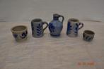 Diverse Handgemaakte Keramische Potten en Kruikjes, Antiek en Kunst, Antiek | Keramiek en Aardewerk, Ophalen of Verzenden