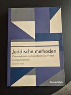 Juridische methoden ISBN 9789462900585, Ophalen of Verzenden, Zo goed als nieuw, WO
