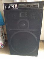 Vintage paar Fane speakers 4-weg 200 watt max, Gebruikt, 60 tot 120 watt, Front, Rear of Stereo speakers, Ophalen