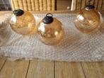 3 Mooie Vintage Pottery Barn Heksenballen Bohemian Cut Glass, Antiek en Kunst, Ophalen of Verzenden