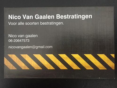 Nico van Gaalen Bestratingen, Diensten en Vakmensen, Tuinmannen en Stratenmakers, Bestrating
