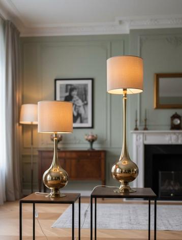 Les Héritiers glas Lampen Set - Aimé Cécil & Pierre Dubois beschikbaar voor biedingen