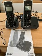 Fysic FX-6020 Senioren Telefoon - 2 Handsets, Ophalen of Verzenden, Gebruikt, 2 handsets