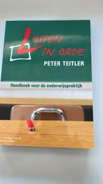 Peter Teitler - Lessen in orde, Zo goed als nieuw, Ophalen, Peter Teitler