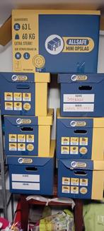 9 Verhuisdozen, Ophalen, Gebruikt, 50 tot 100 cm, Minder dan 50 cm