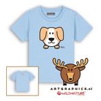 WILDNATURE Baby T-Shirt-HOND-BIOKATOEN 6 t/m 36 maanden, Verzenden, Nieuw