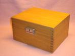 Carl Zeiss houten kistje, Audio, Tv en Foto, Optische apparatuur | Microscopen, Verzenden, Zo goed als nieuw, Minder dan 400x
