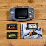 Game Boy Advance Crystal + 3 games (Dogz, Shrek, Driven), Ophalen of Verzenden, Gebruikt, Game Boy Advance